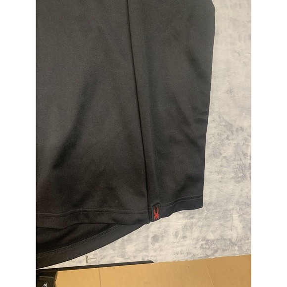 Spyder Active Long Sleeve Men's Size XL Pullover Activewear Shirt Black - Picture 8 of 10